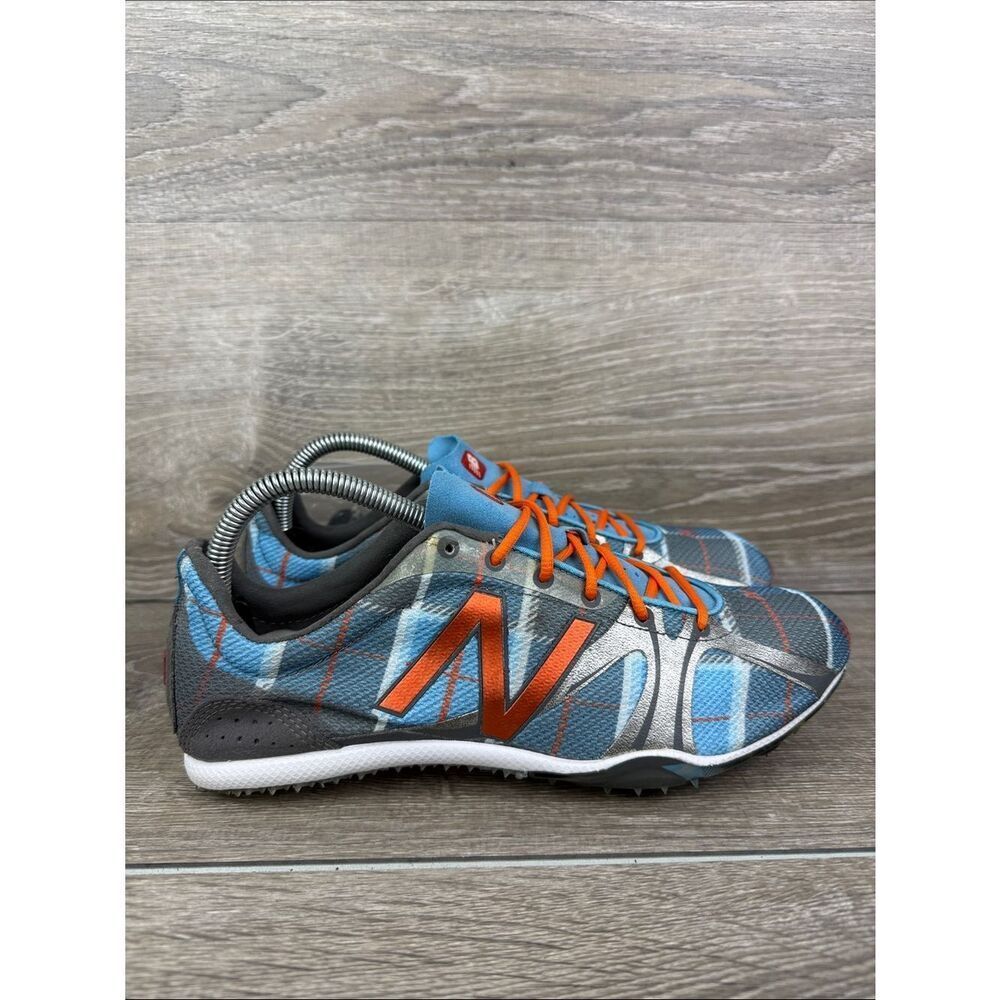 New Balance WR800B Women’s Sz 10B Blue Plaid Lace Up Track Running Cleats